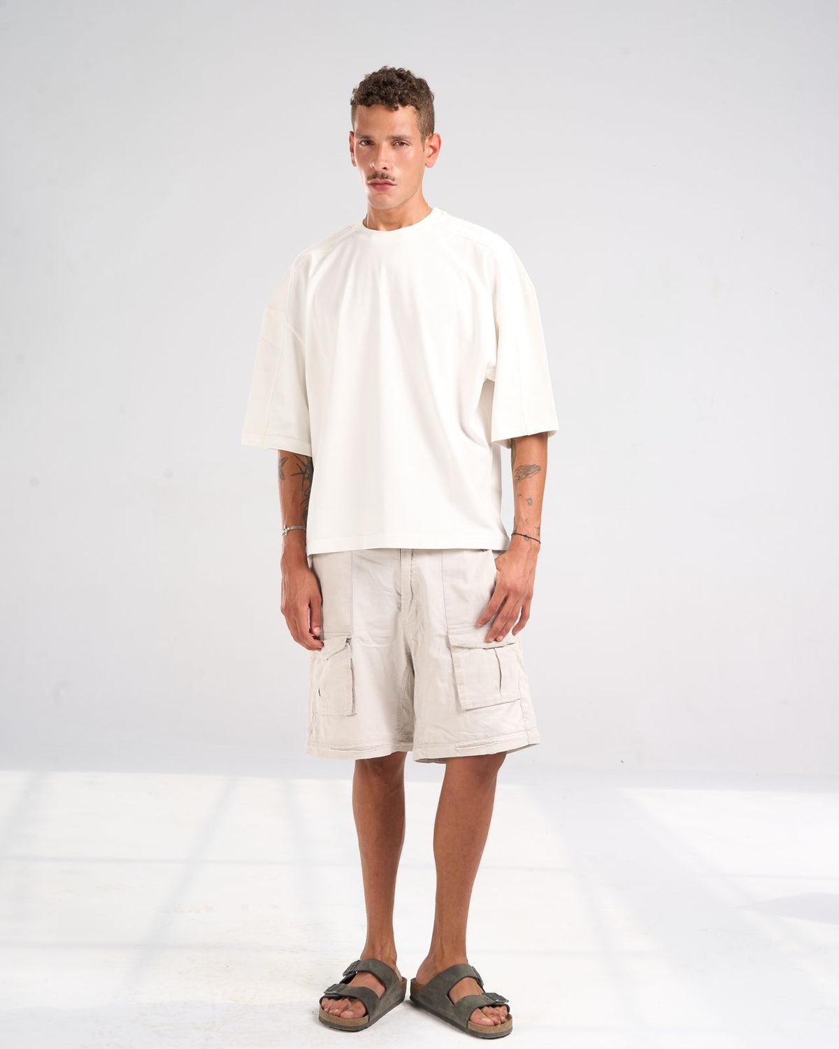 White basic t-shirt