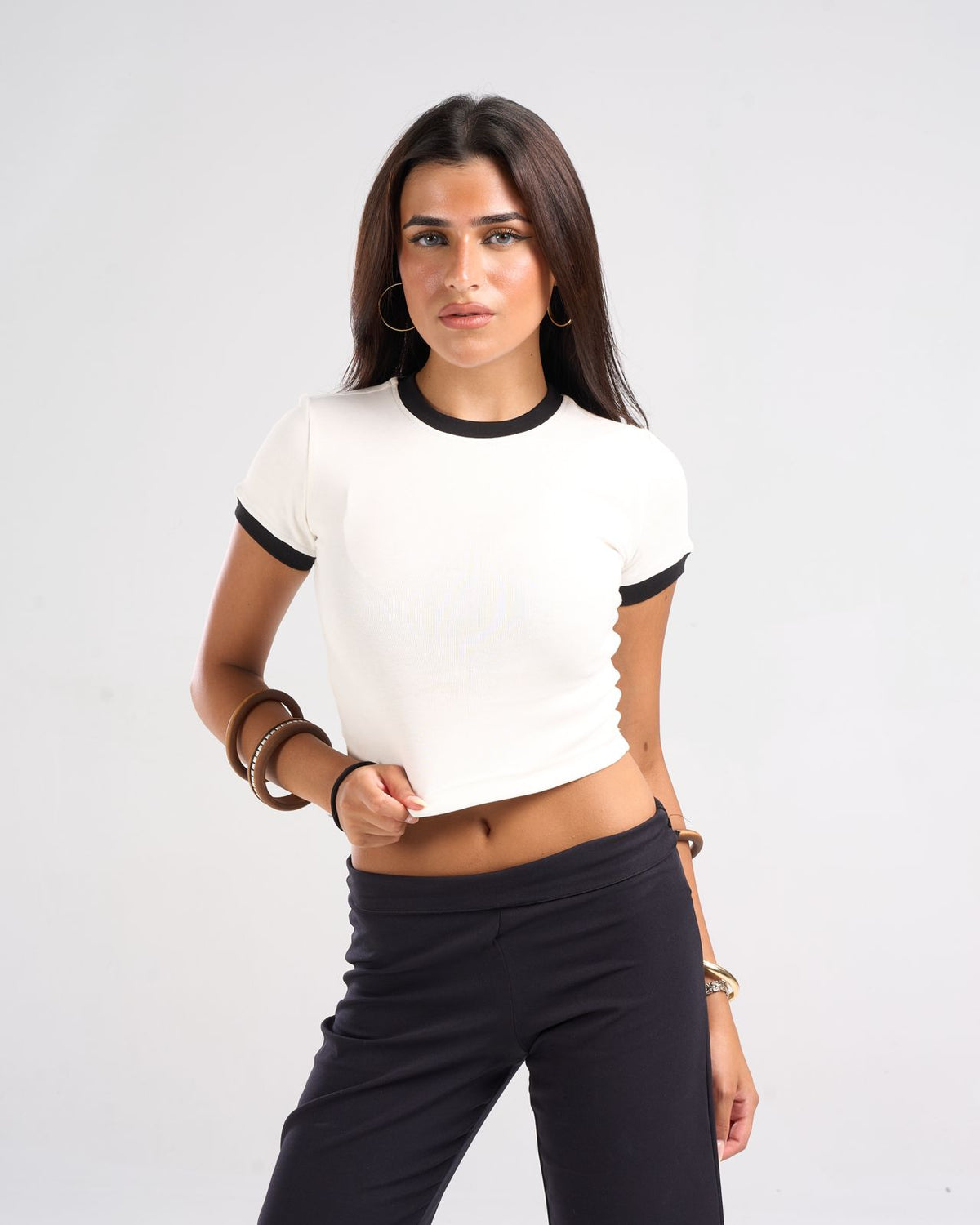 Ringer white top